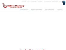Tablet Screenshot of fallstonpharmacy.com